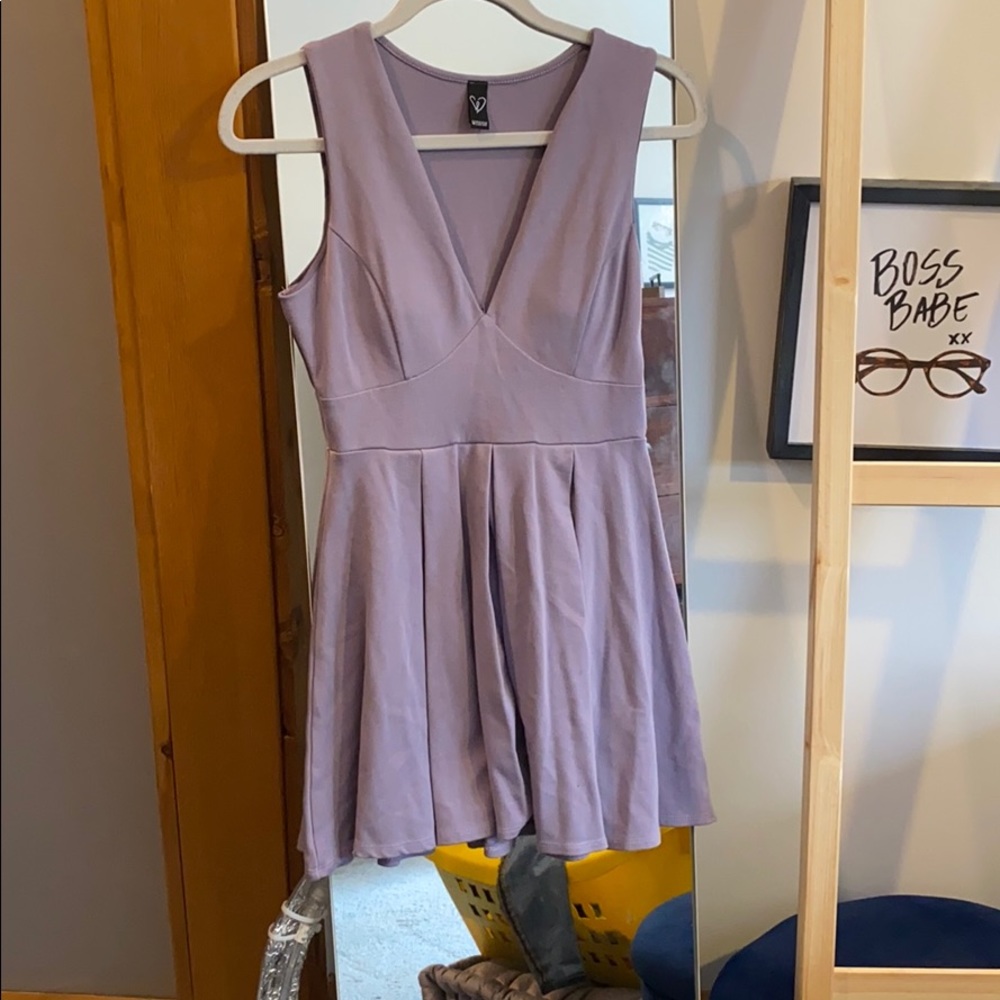 Lavender Mini Dress